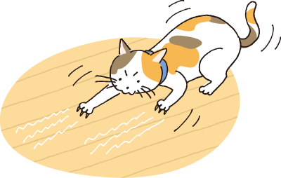 ひっかき傷に強い?